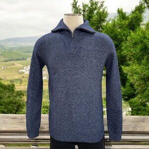 Alesbury Blue Half Zip Sweater NWOT Cabin Core‎ Outdoorscore Minimalist Medium